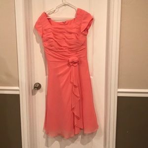 Coral Bridesmaid Dress Jasmine B2